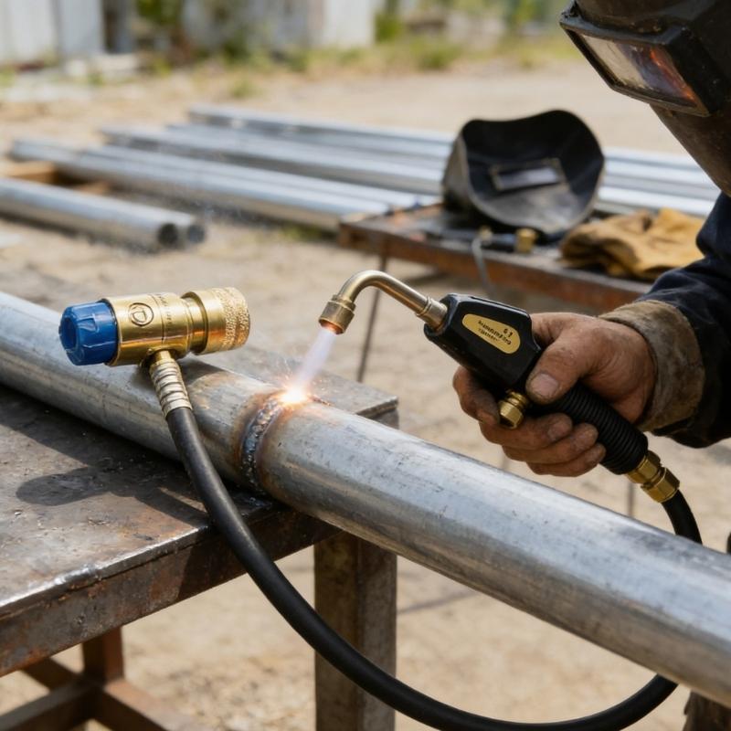 High Temperature Oxygen Less Welding Torch With 1.5M Extended Hose For Stainless Steel And DIY Projects Precise Metal Work
