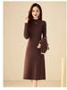 Goddess Style Knitted Two-Piece Set: Mid-Length Long-Sleeve Dress for Fall/Winter 2025