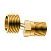 Professional Brass Pipe Coupling Angled Curved Foot Thread Adapters Brass Thread Connector 1/2pcs for Shower Valves