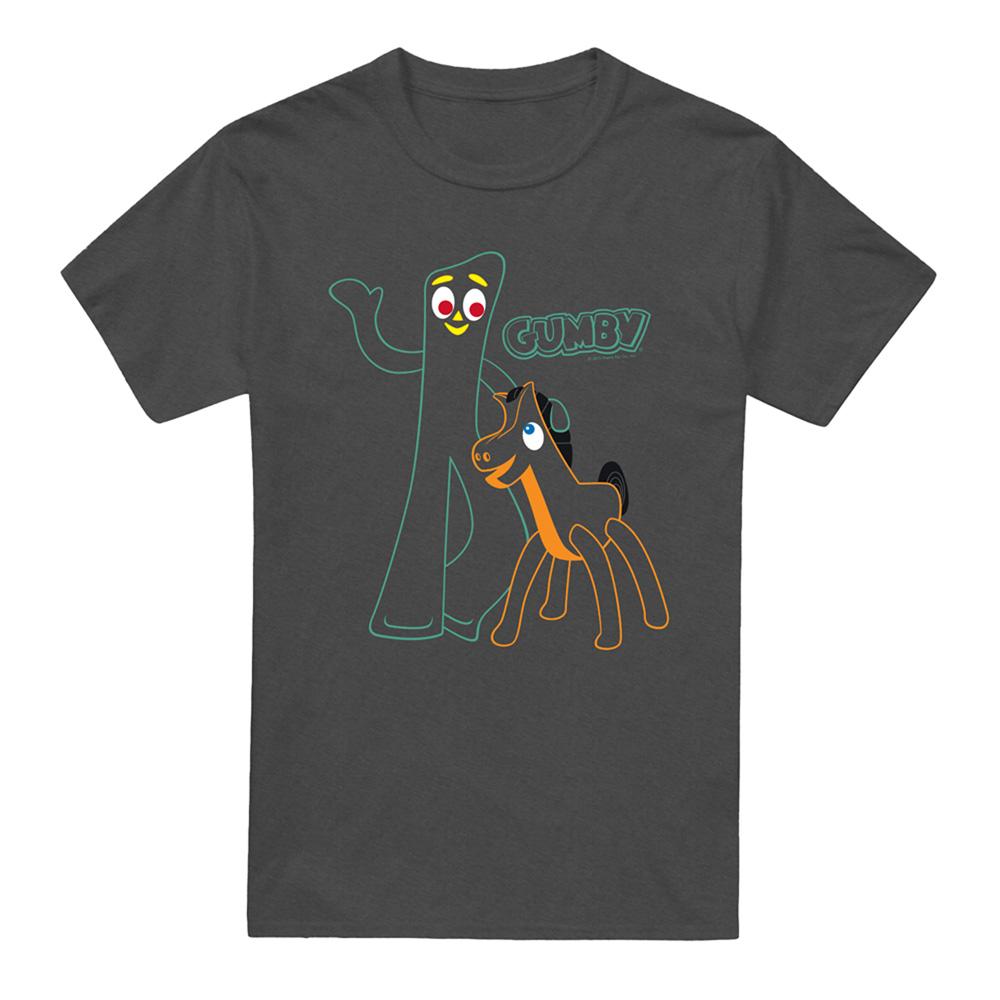 Gumby Unisex Adult Outline T-Shirt