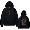 Anime Demon Slayer Hantengu Hoodie Men's Women's Cartoon Casual Fleece Pullover Hoodies Male Oversized Tracksuit