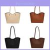 Pu Tote Bag For Women With Durable Large Capacity Daily Use