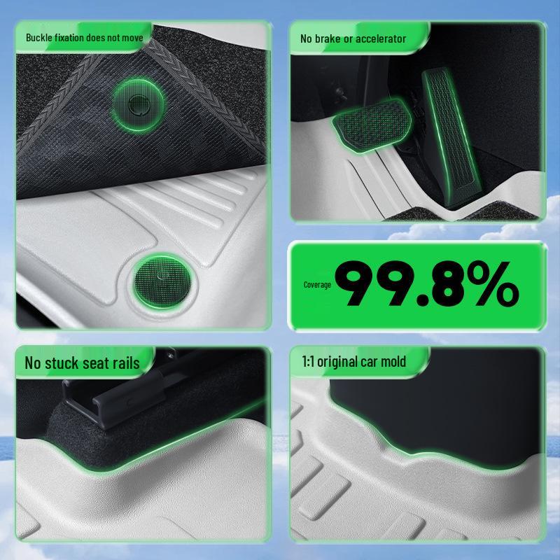 Galaxy Starship 7EMi TPE Foot Mats and Decor Trunk Protection by Lubbin