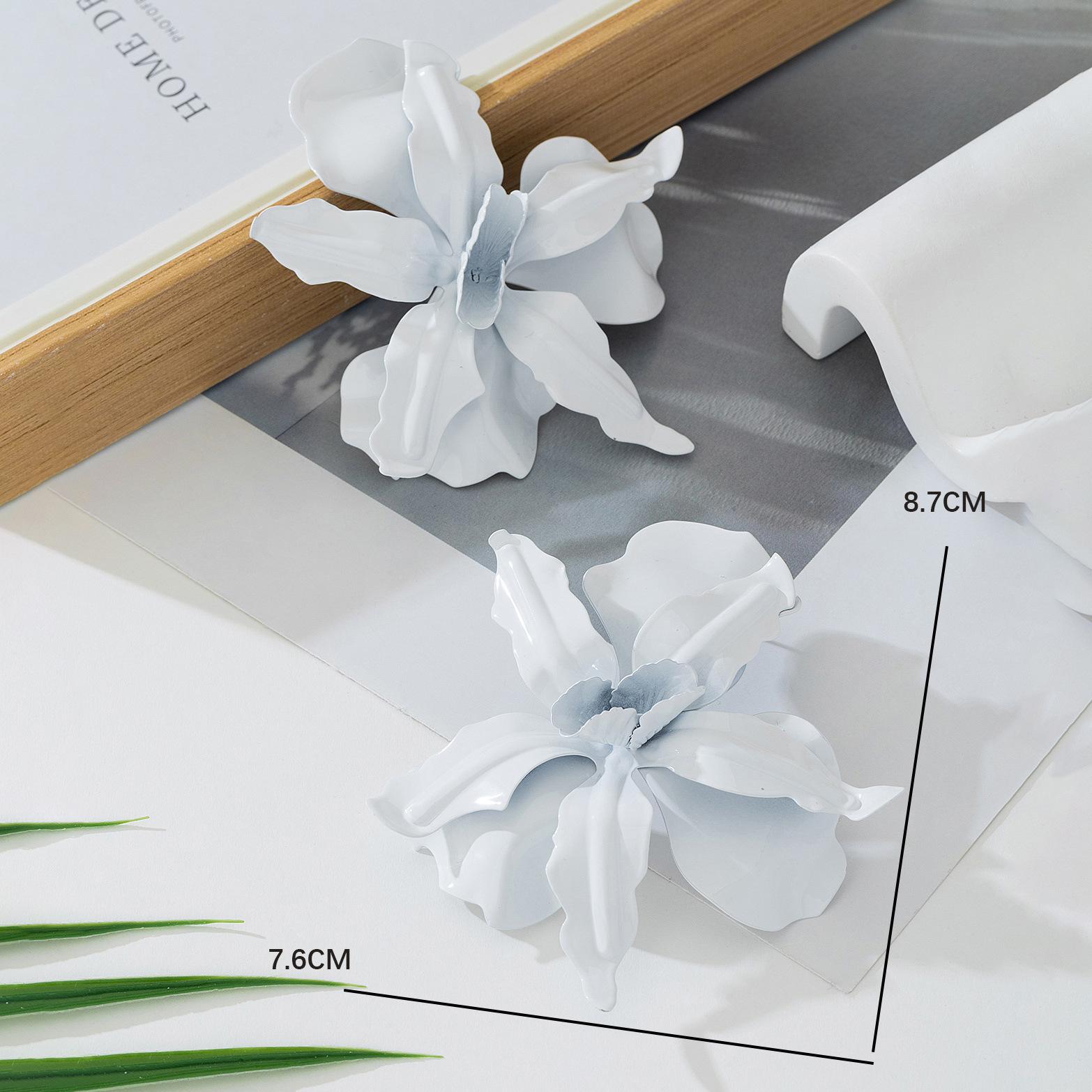 

Модні сережки-краплі для жіночих прикрас білий