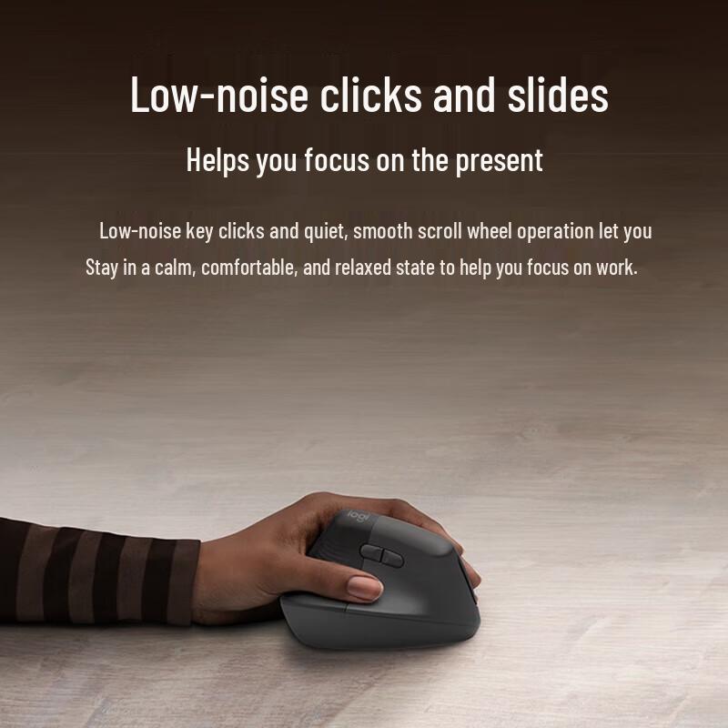 Logitech Lift Left-Handed Ergonomic Vertical Wireless Mouse