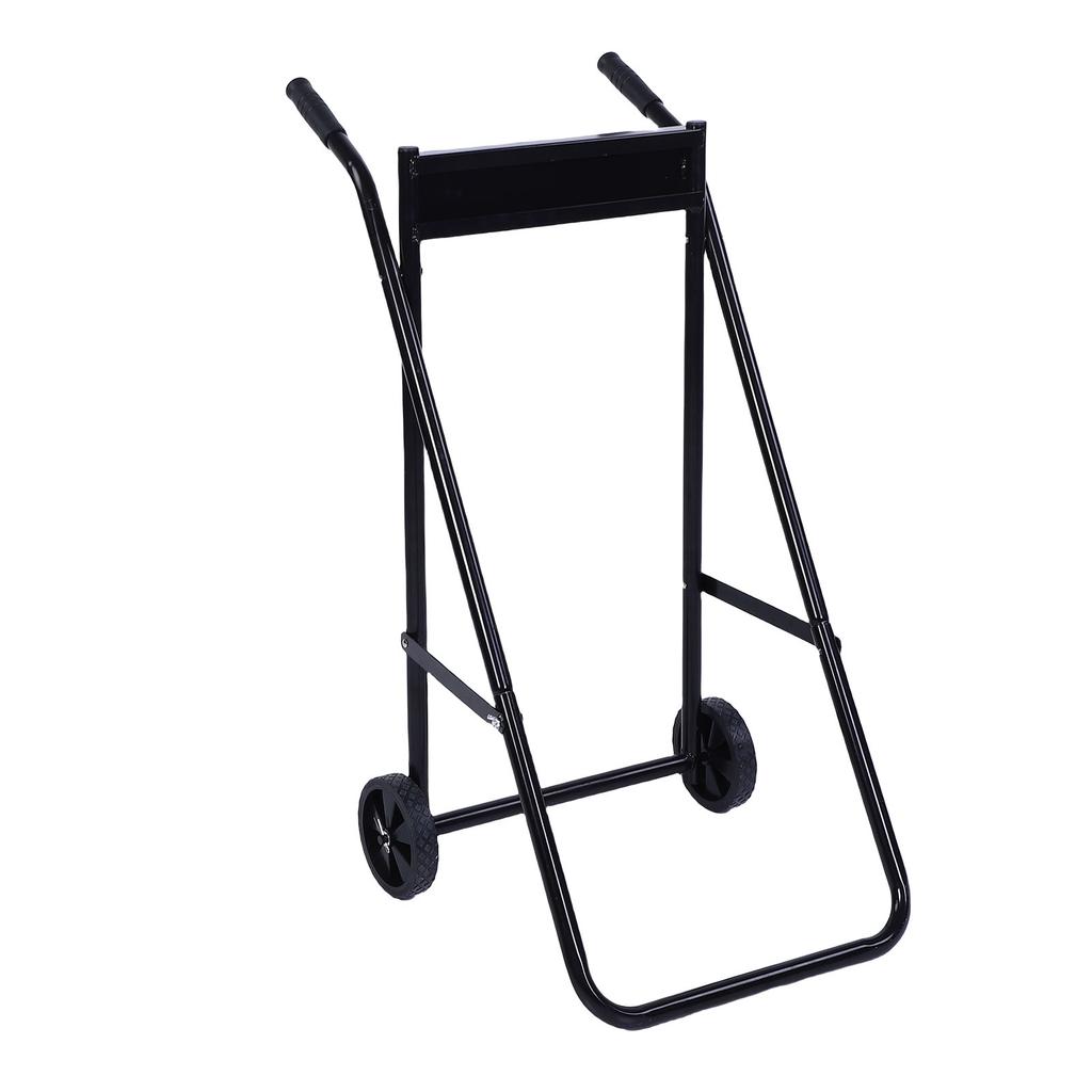 Outboard Boat Motor Stand Heavy Duty 165LB Load Capacity Boat Engine Trolley for Repair Maintenance Storage