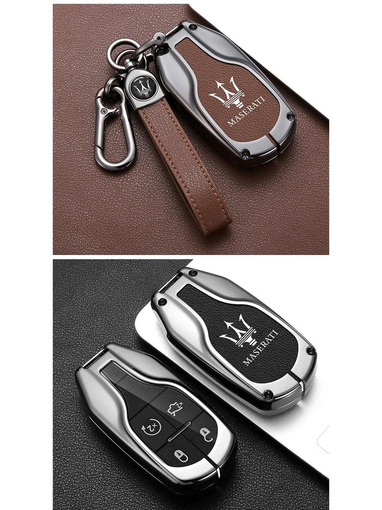 Maserati Key Case for Levante/Ghibli: Premium Men's Modified Shell Bag