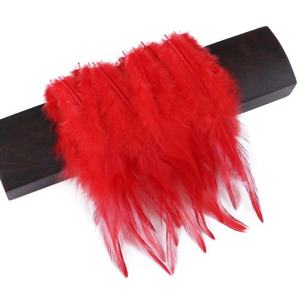 50Pcs High Quality Pheasant Rooster Feather 4-6"/ 10-15Cm Natural Dyed Chicken Plumes for Crafts DIY Jewelry Earring Accessories