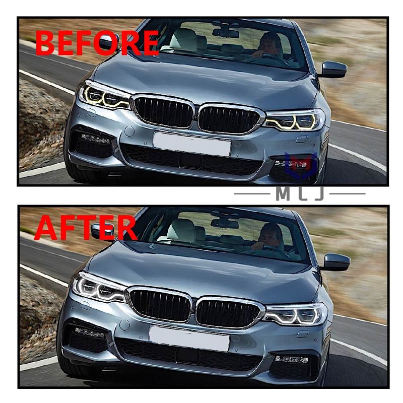 For BMW 5 Series G30 G38 LCI 2017-2020 DRL Headlight Light Guide Strip Daytime Running Light Tube Bar Angel Eye Car Accessories