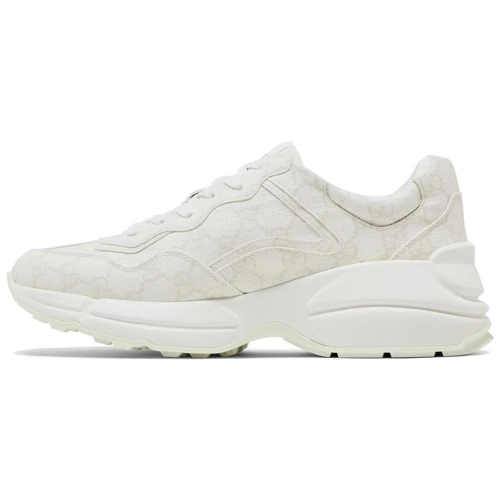 Gucci Rhyton Low Top Casual Shoes Women's White 737899 KGD00 9000