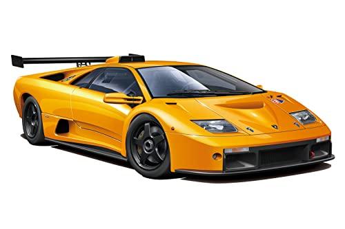 Aoshima Bunka Kyozai 1/24 The Supercar Series No. 20 '99 Lamborghini Diablo GTR Plastic Model Kit (Molded Color)