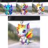 Pandantiv Decorativ Acrilic Dragon pentru Oglinda Interioară a Mașinii cu Stil Desene Animate