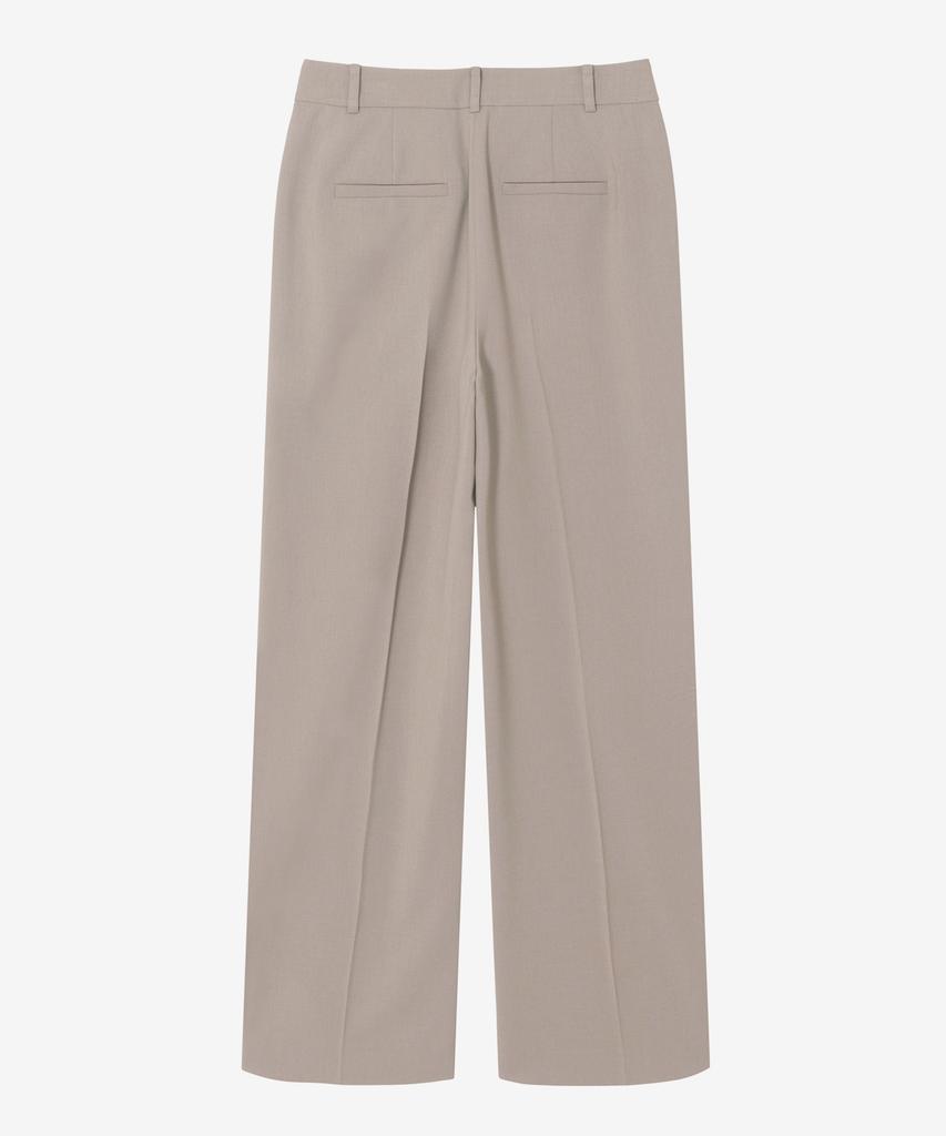 MIND BRIDGE WOMEN [W] Single-Pleat Wide Slacks - 2 Colors