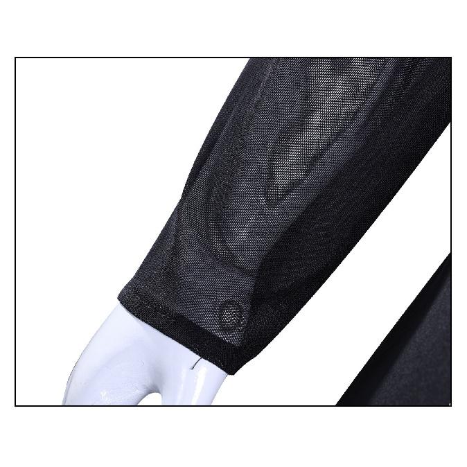 Wednesday Addams Halloween Stand Collar Long Dress Cosplay Costume for Anime Show