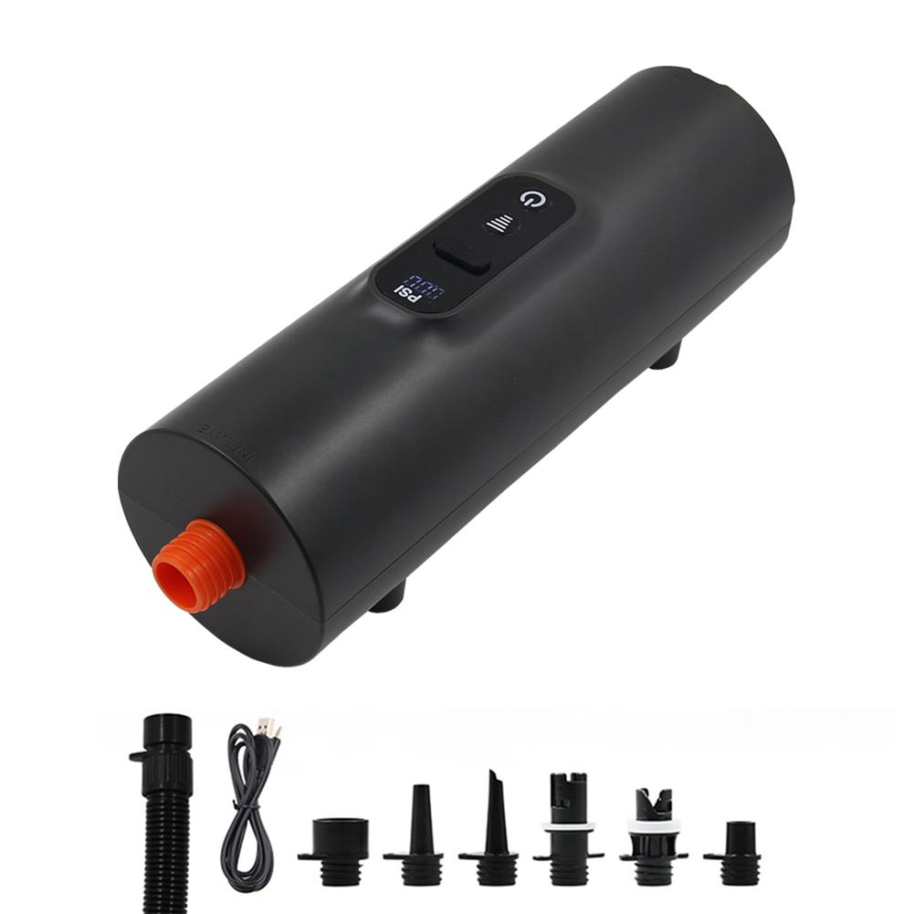 

10PSI SUP Board Pump with Auto Shut Off Stand Up Paddle Board Pump Digital Display Portable Air Compressor for Air Boat Mattress чорний