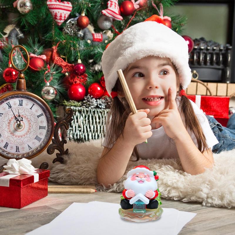 

Christmas Figurines Cute Cartoon Christmas Figurine Reindeer Santa Snowman Living Room Shelf Decor Collectible Figurines Home China Mainland