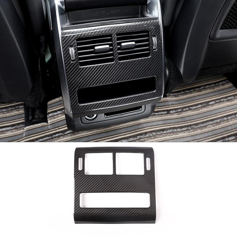 Soft Carbon Fiber For Land rover Range Rover Sport 2014-2025 Car Rear Air Outlet Decorative Frame Stickers Interior Accessories