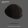Unisex Retro Corduroy Gourd Cap - Brimless, Sophisticated, Versatile Hat for Autumn/Winter
