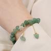 Erdbeer-Kristall-Blumenarmband Armreifen Damen Mode Schmuck Zubehör Geschenk