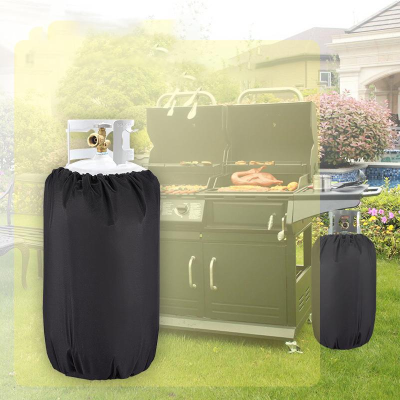 Outdoor Gas Tank Cover 210D Oxford Waterproof Dust Proof Propane Bottle Cover for Stove Protection