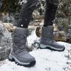 Ανδρικά Χειμερινά Παπούτσια Αδιάβροχες Ανδρικές Μπότες Ζεστή Βελούδινη Ζευγάρι Μπότες Χιονιού Εξωτερικού Χώρου Αντιολισθητικές Μπότες Πεζοπορίας Ανδρικές Μποτάκια Εργασίας