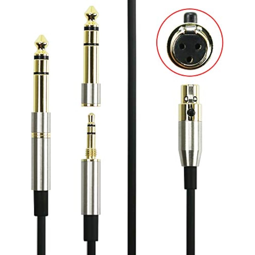 NewFantasia Replacement Audio Upgrade Cable Compatible with AKG K240, K240S, K240MK II, Q701, K70...
