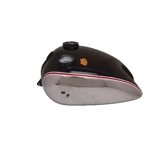 PUCH 250 TF 1952 250Cc Black & Chrome Steel Petrol Fuel Tank With Cap |Fit For
