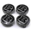 Tappi Centrali Cerchi Ruota Brabus Mercedes Coprimozzo 75mm 4 Pezzi Per Classe A B C E S G Cla Cls Slk Ml Amg