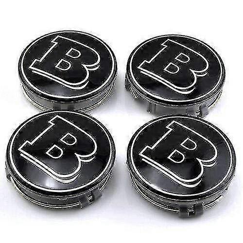 Tappi Centrali Cerchi Ruota Brabus Mercedes Coprimozzo 75mm 4 Pezzi Per Classe A B C E S G Cla Cls Slk Ml Amg