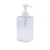 Flaconi Spray Ricaricabili da 500 ml in Plastica Bianca Trasparente, Flacone Dispenser per Liquidi per Lozione, Shampoo, Sapone, Bagnoschiuma, Uso da Viaggio