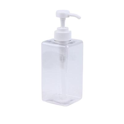 500 ml Nachfüllbare Pumpspender Flaschen Klar Weiß Kunststoff Flüssigkeitsspender Flasche Für Lotion Shampoo Seife Duschgel Reisegebrauch
