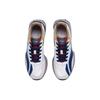 Li Ning Synthetisches Leder Rutschfest Abriebfest Niedrig geschnitten Sportliche Freizeitschuhe Herren Marineblau AGCS261-3