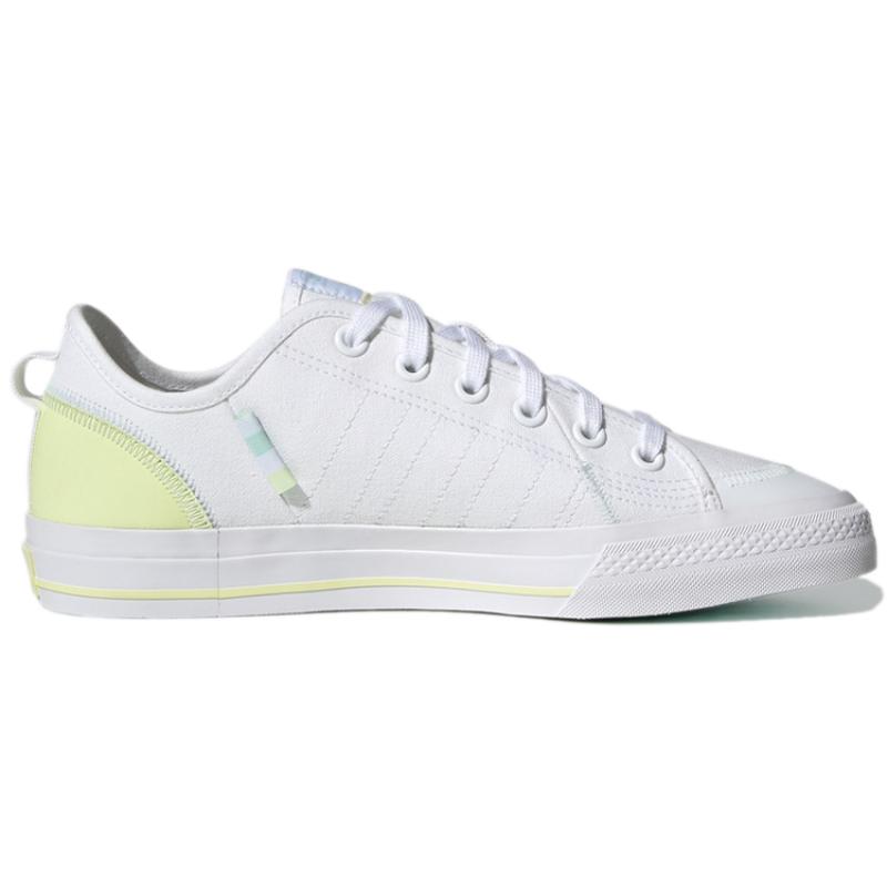 Adidas Originals Nizza White Halomin Yellow Tint Women's’s Sneakers GZ3397