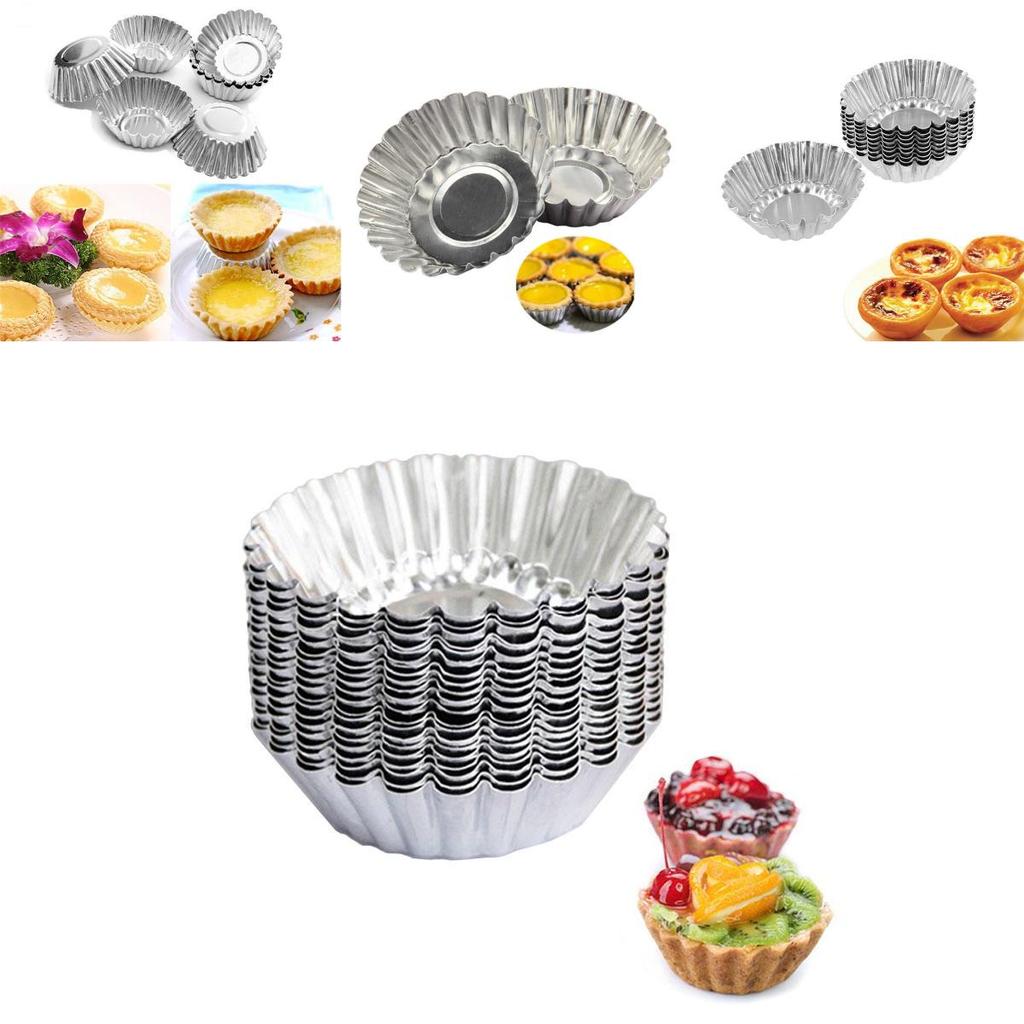 Heavy-duty Iron Egg Tart Molds Pudding Tart Shells Modern Design