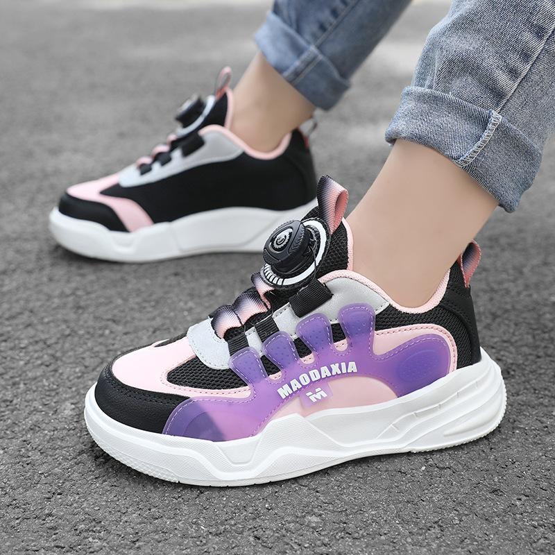 

Boys and girls shoes spring and autumn mesh shoes 2025 new children s shoes boys versatile white trend student board shoes 31