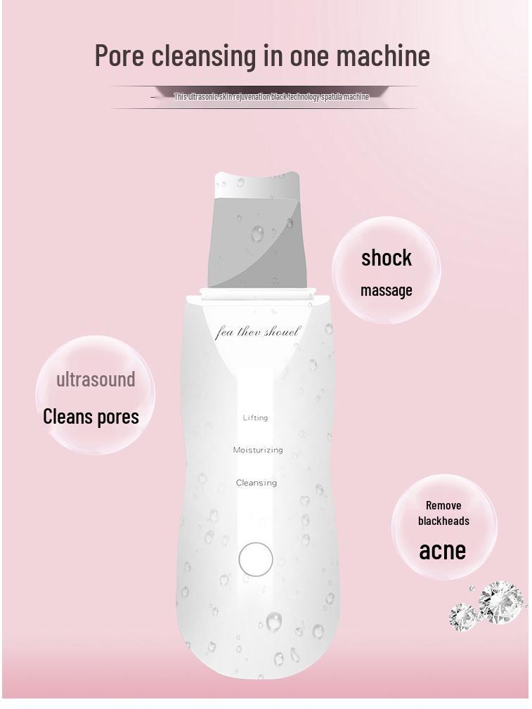 Ultrasonic Skin Scrubber for Deep Cleansing and Blackhead Removal