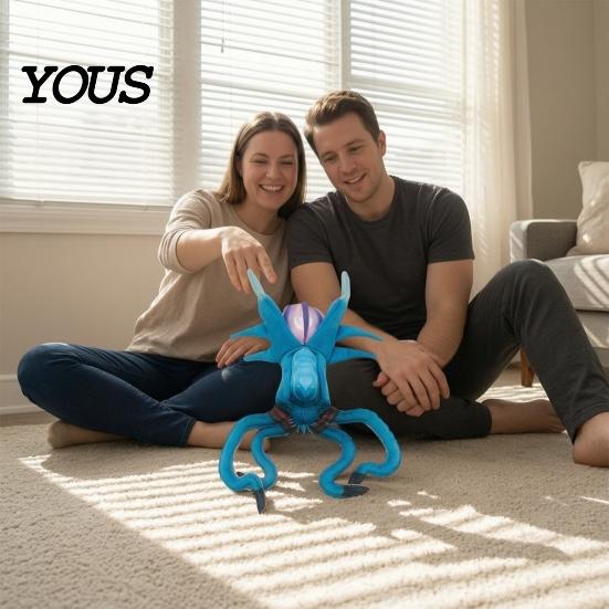 Durable Plush Toys Soft Deep Sea Creature Toy, Horror Game Inspired Stuffed Animal, Cute Ocean Doll for Bedroom Shelf, Collectible Gift Fans