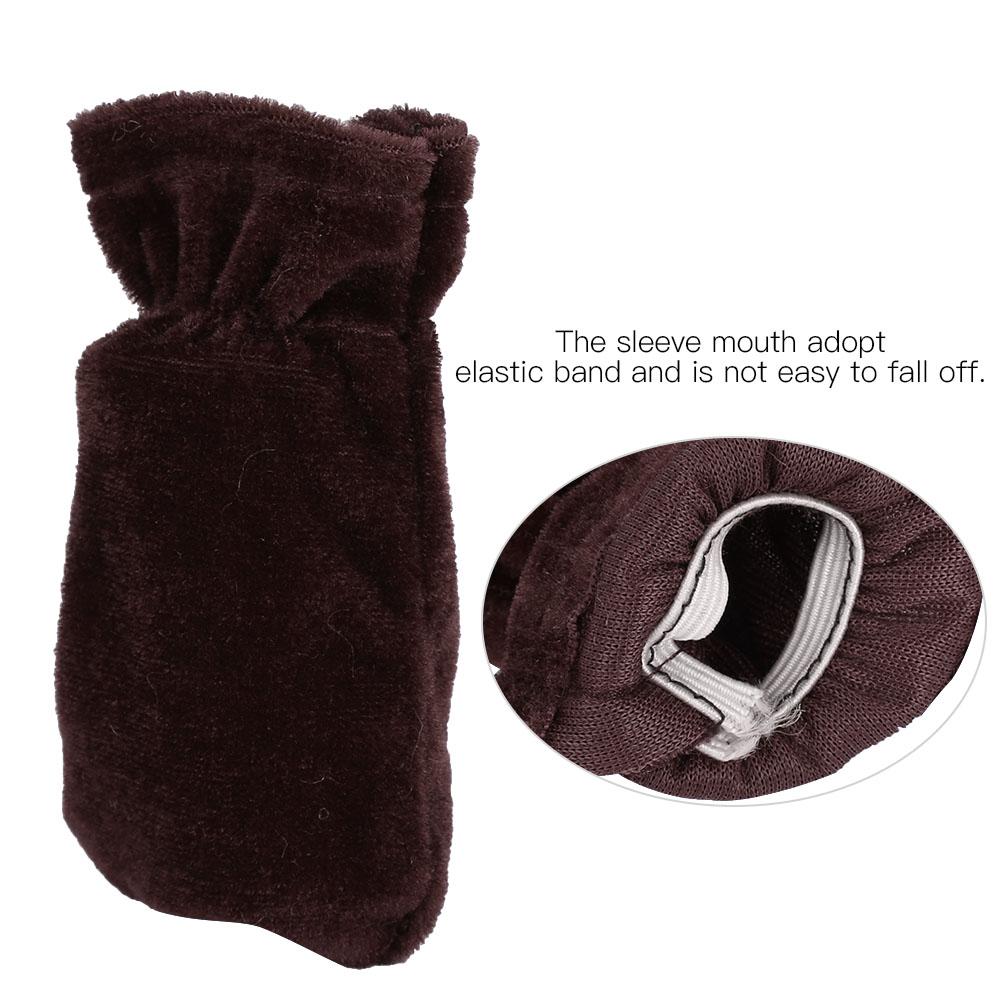 3Pcs Universal Pleuche Piano Pedal Cover Protective Musical Instruments Accessory(coffee)