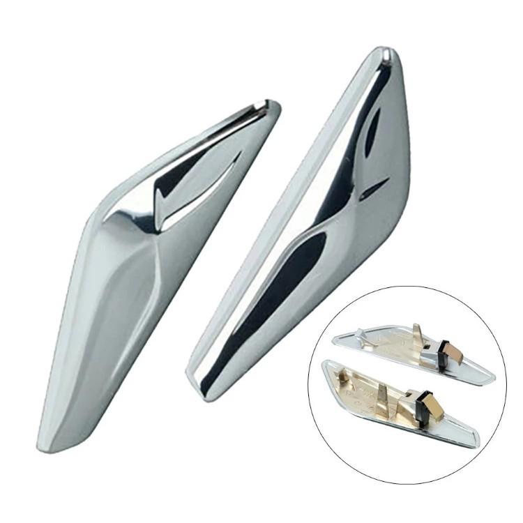 Compatible Fender Side Panel Decorative Sticker for BMW F25 F26 (51117338569, 51117338570)