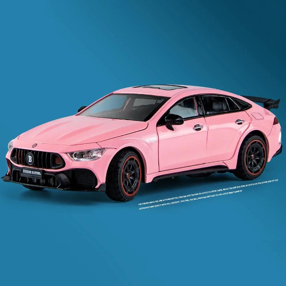 1:24 Металевий Імітаційний Brabus 900 AMG GT63 Сплавний Іграшковий Автомобіль Модель Колекція Автомобільні Прикраси 6 Відкривних Дверей Складні Бічні Дзеркала