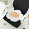 Modern Minimalist Flower Pattern Plush Cushion For Living Room Decor And Bedside Comfort