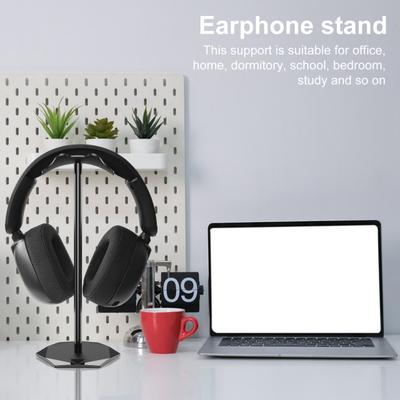 Gaming-Headset-Ständer, Desktop-Organizer mit rutschfester Basis, gewölbtes Design, hohe Stabilität, universelle Kopfhörer-Displayhalterung