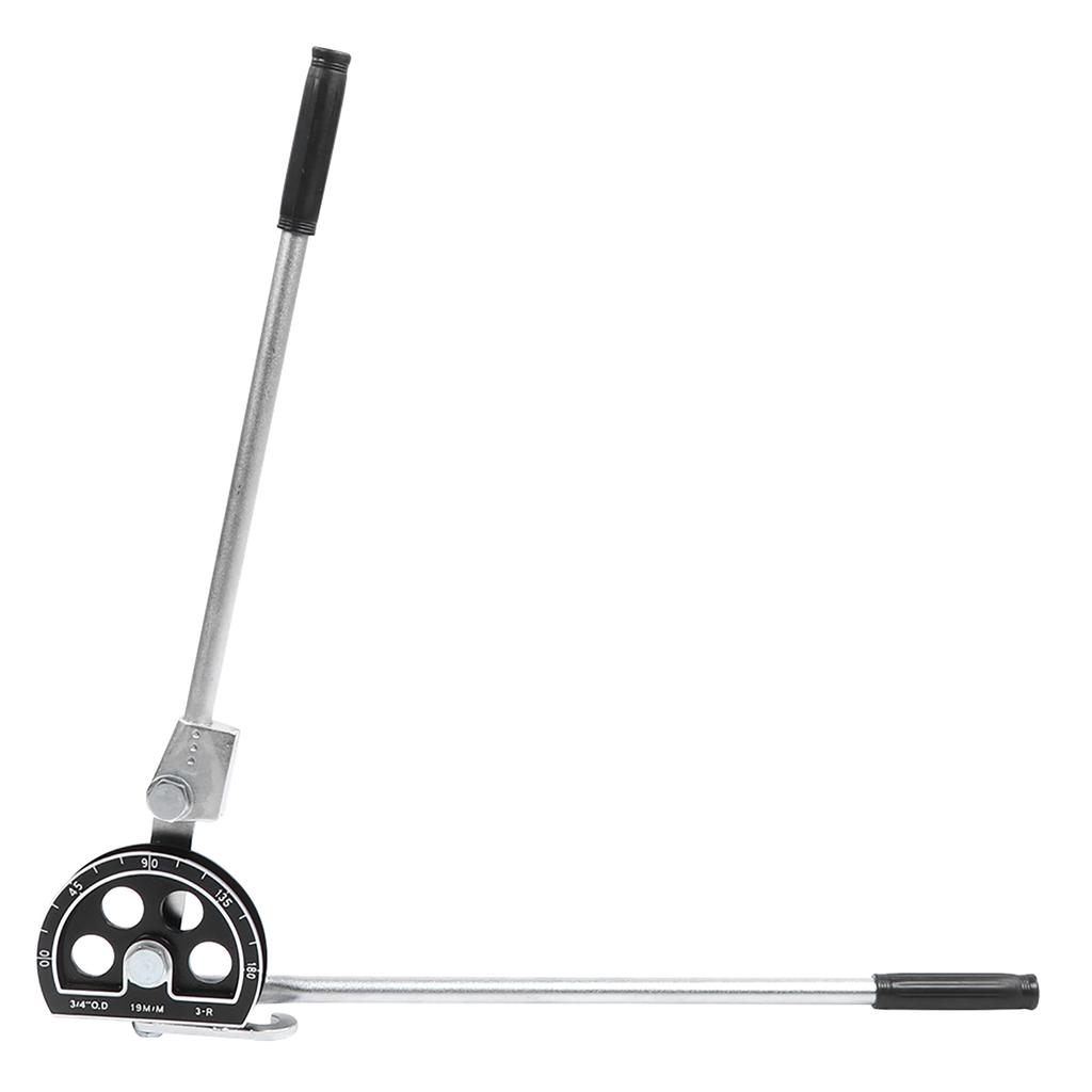 19mm Pipe Bender Hand Tool 34Inch 180 degrees Steel + Aluminum Alloy High Hardness for Copper Tube