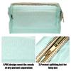 VOCOSTE Travel Toiletry Makeup Travel Cosmetic Toiletry Waterproof 1 Green Bag, Pouch, Bag, Organizer, PVC, Piece,