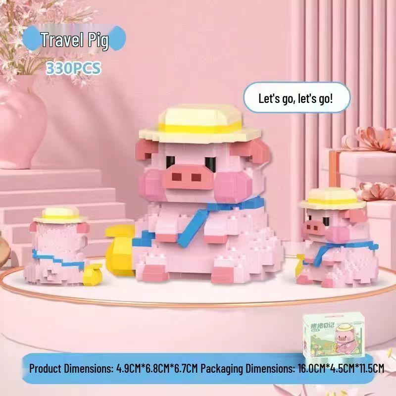 

Lucky Cat Diary Lego-Compatible Building Block Toy