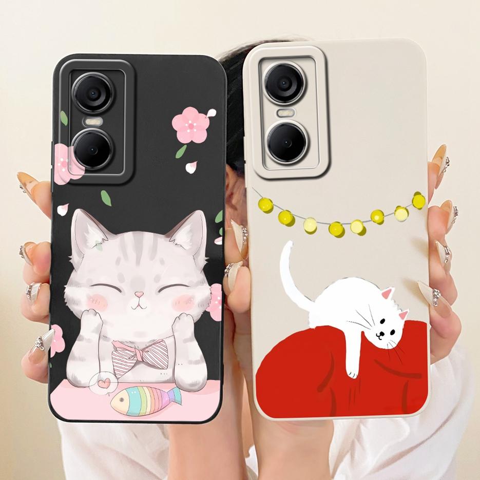 For Tecno Pop 6 Pro Case BE8 Cute Cat Duck Cartoon Cover Shockproof Soft TPU Phone Case For Tecno Pop 6 GO Pop6 Pro Fundas Coque