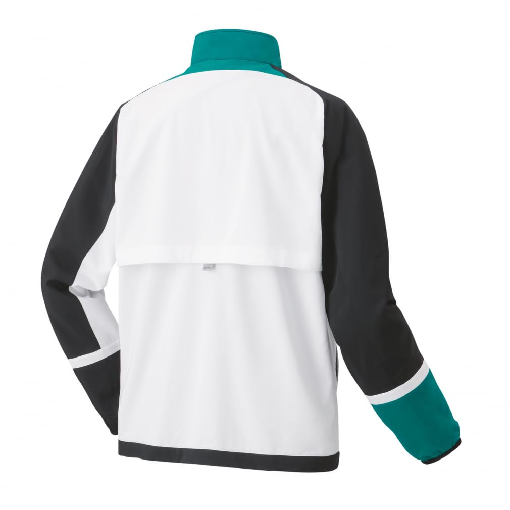 Yonex Lined Wind Warmer Shirt Peacock Green Size L (Fit Style), (502),