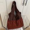 Faltbare Tasche Große Kapazität Faltbare Umhängetasche mit Reißverschluss und Innentasche Design Pendler-Tragetasche für den täglichen Gebrauch