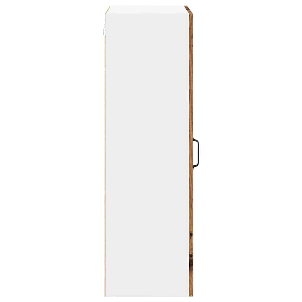 Wall Cabinet LUCCA Reclaimed Wood 50 X 31 X 100 Cm Particleboard