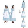 Halloween Floral Pattern Costume For Women With Polyester Mix Material For Parties